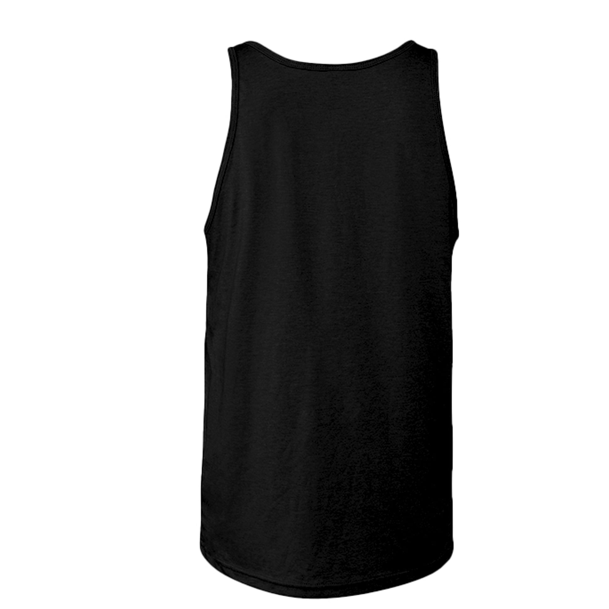 Solid Black Triblend - 3480CVC - BACK